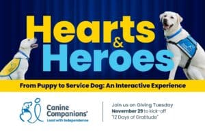 Canine Companions Hearts & Heroes November 29 in NYC
