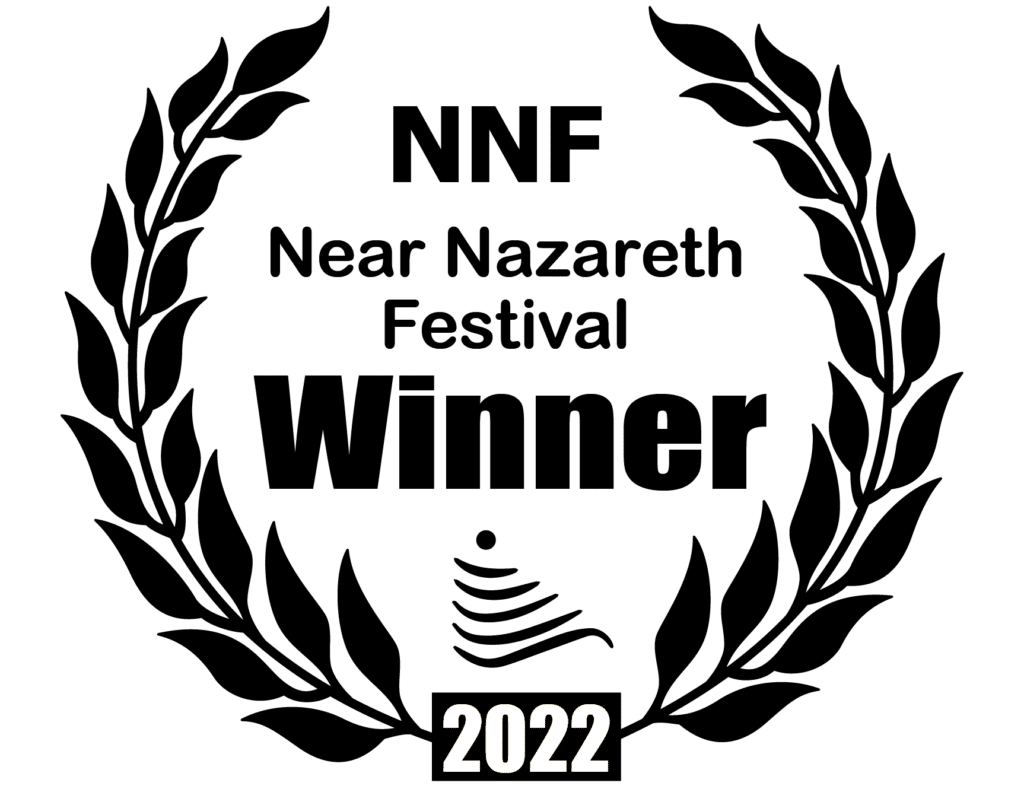 Laurel film festival logo with the words NNF Near Nazareth Festival Winner 2022