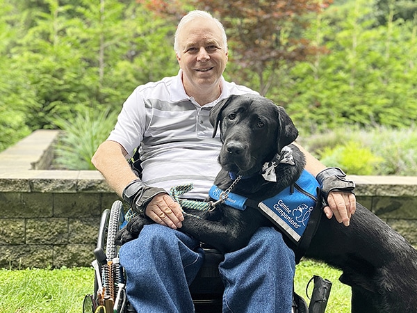 Service Dog Radcliff Helps Seaford Man In His Everyday Life - Canine ...