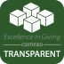 Excellence In Giving green logo